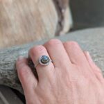 Bague artisanale labradorite argent ARYA