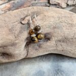 Boucles d'oreilles oeil de tigre KATMANDOU