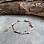 Bracelet ethnique en argent PAPILLON