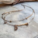 Collier double rang en jaspe KOH TAO