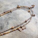Collier double rang en jaspe KOH TAO