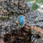 Bague artisanale argent et shattuckite