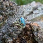 Bague artisanale argent et shattuckite