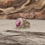 Bague rubis ethnique