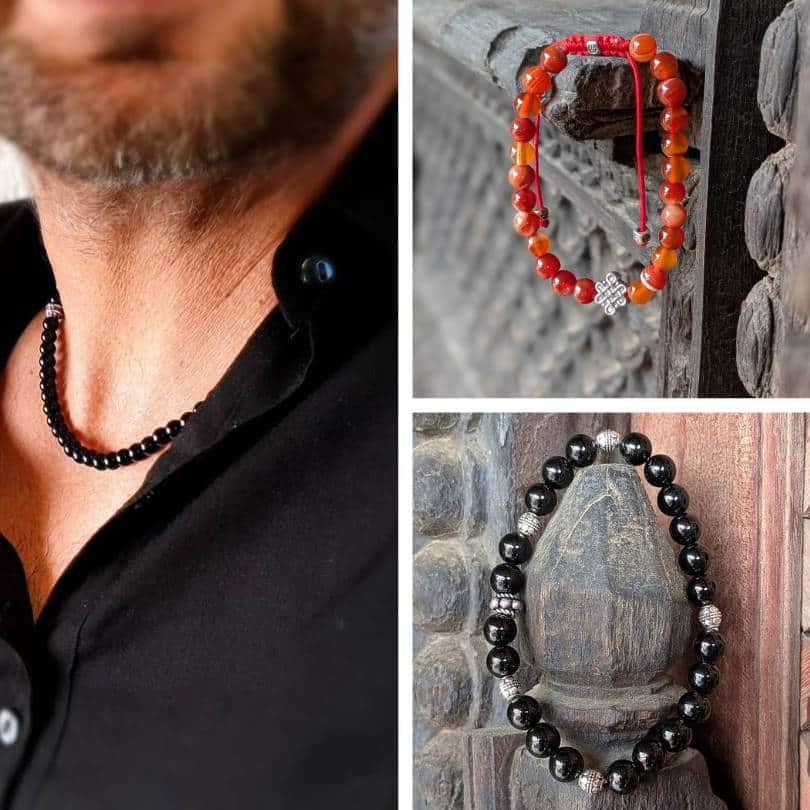 Bijoux Homme en pierres naturelle