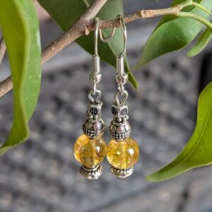 Boucles d'oreilles en citrine MANDALAY