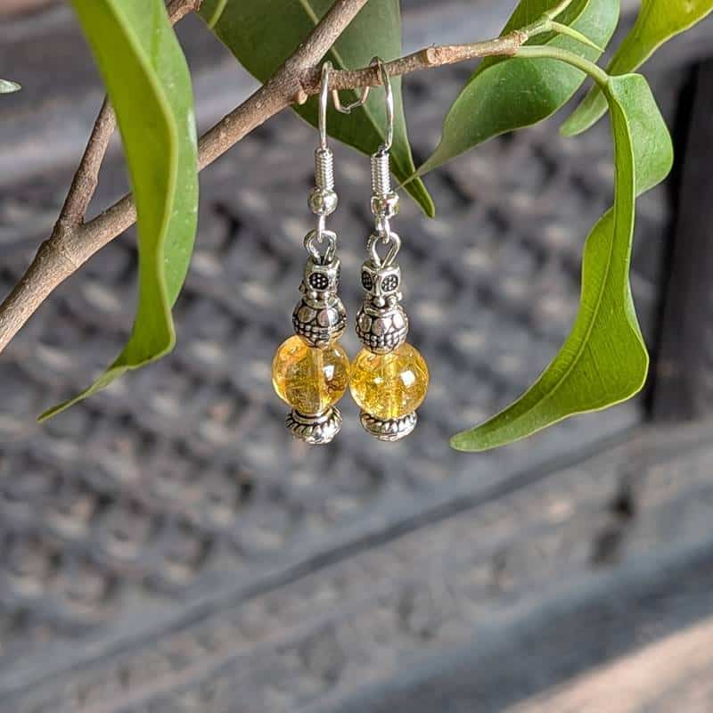 Boucles d'oreilles en citrine MANDALAY Boucles d'oreilles en citrine MANDALAY