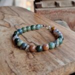 Bracelet homme en jaspe vert BIEN-ÊTRE