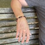 Bracelet homme en perles de bois de l'Himalaya
