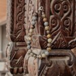 Bracelet homme en perles naturelles jaspe COFFEE BEAN