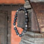 Bracelet homme FORCE MINÉRALE en pierre de lave