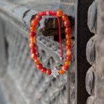 Bracelet porte bonheur rouge ANCRAGE