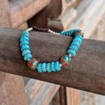 Bracelet tibétain turquoise réglable TARA