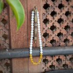 Collier en citrine et pierre de lune MANDALAY