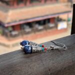 Boucles d'oreilles en lapis lazuli NOMADES