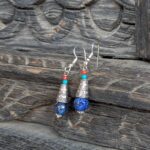 Boucles d'oreilles en lapis lazuli NOMADES