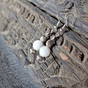 Boucles d'oreilles pierres de lune MUMBAY