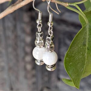 Boucles d'oreilles pierres de lune MUMBAY