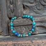 Bracelet en pierres naturelles d'azurite NATURE