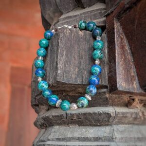Bracelet en pierres naturelles d'azurite NATURE