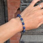 Bracelet fait-main en lapis lazuli CELESTE