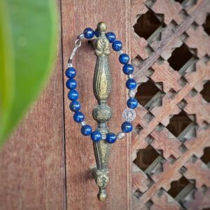 Bracelet fait-main en lapis lazuli CELESTE