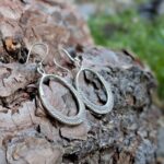 Boucles d'oreilles ethniques chic argent
