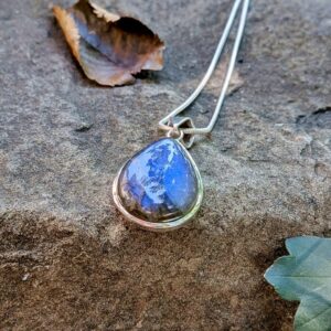 Pendentif labradorite argent PROTECTION