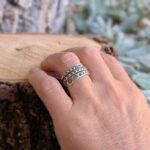 Bague en argent ethnique SERPENTINE