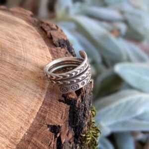 Bague en argent ethnique SERPENTINE