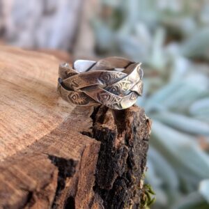 Bague homme en argent ethnique
