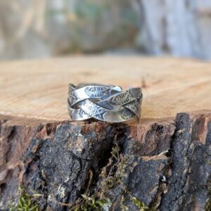 Bague homme en argent ethnique