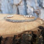 Bracelet en argent ethnique BRUT