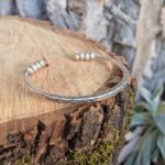 Bracelet en argent ethnique BRUT
