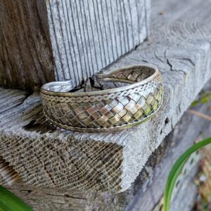 Bracelet en argent massif ethnique KAREN