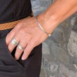 Jonc argent ajustable THAÏ